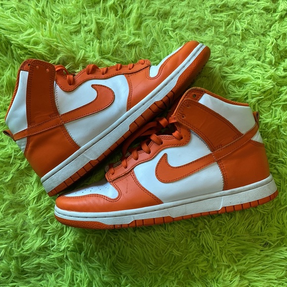 Nike dunks orange and white DUNK NIKE retro ‘Syracuse’ size 8 MEN - Picture 2 of 6